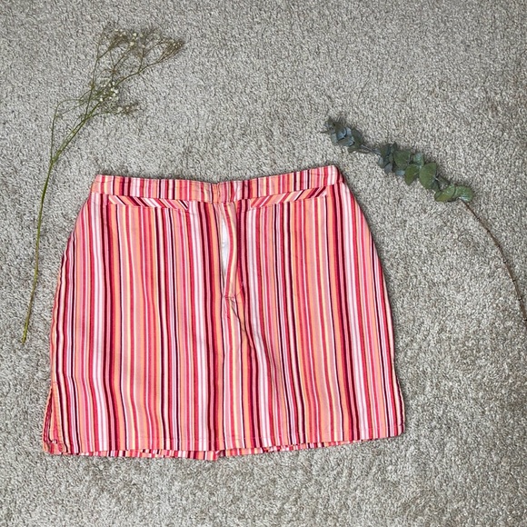 Nevada Colourful Striped Mini Skort ๐ป - Picture 1 of 9